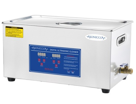 Vasca ultrasuoni da 22 litri per il lavaggio dei componenti Sonicco  Ultra-080S - Enzo Italy
