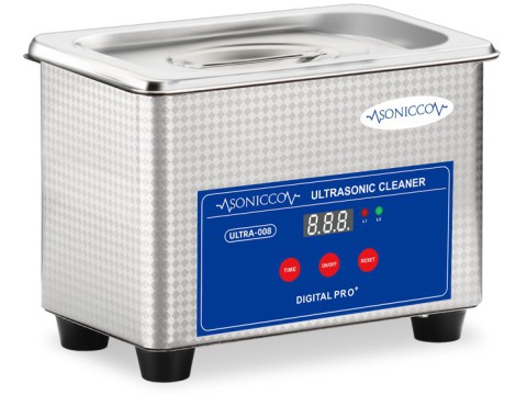 Lavatrice per vasca ad ultrasuoni 800ml sterilizzatore cosmetico per la  pulizia delle parti Sonicco ULTRA-008 - Enzo Italy