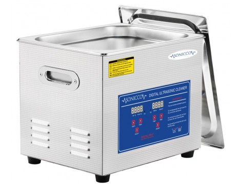 Lavatrice per vasca ad ultrasuoni 15l sterilizzatore cosmetico per la  pulizia delle parti Sonicco ULTRA-060S - Enzo Italy