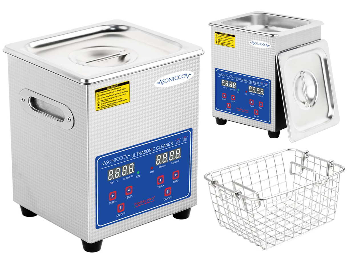 Lavatrici con ultrasuoni digitali modelli da 2 a 10 litri