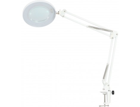 Lampada con lente d'ingrandimento Estetica Dermatologica Avvitabile sul  tavolo - Enzo Italy