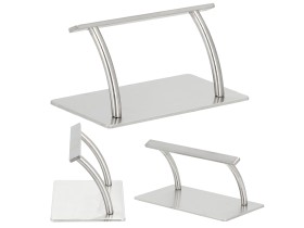 EBTOOLS - Poggiapiedi in acciaio inossidabile per salone da barbiere