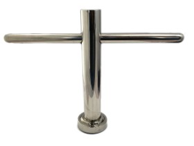 EBTOOLS Poggiapiedi Per Parrucchiere In Acciaio Inox – Salone, Barbiere, Spa – Design Moderno E Robusto - 4